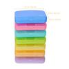 HOMSFOU Weekly Portable Pill Organizer Box, 6-Compartment Travel Medicine Container, Compact Plastic Pill Case for Daily Medication Storage and Travel Use, 92mm X 65mm X 20mm view 2
