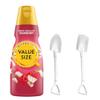 Premium Liquid Coffee Creamer, 32 fl oz Liquid Non-Dairy Creamer for Coffee with Dumbass Coffee Mini Metal Shovel Spoons (White Chocolate Raspberry) Shovel Spoons view 1