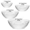 VeZee 10 Quart 15 inch Extra Large Heavyweight Disposable Plastic Ringed Serving Bowl: 12 Pcs view 3