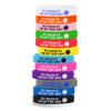 12 Pack-No Needles Or Bp This Arm-Medical Alert Silicone Bracelets - 12 Pack Waterproof Wristbands for Men Women Kids, Personalized Emergency ID Bracelets with Contact Info, Durable(7.1 Inch) view 1