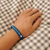 12 Pack-No Needles Or Bp This Arm-Medical Alert Silicone Bracelets - 12 Pack Waterproof Wristbands for Men Women Kids, Personalized Emergency ID Bracelets with Contact Info, Durable(7.1 Inch) view 2