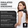 ZORIVA Shoulder and Neck Massager, Bionic Heated Massager, Neck Massager with Fingers, 4D Kneading Massage, Simulates a Real Palm Massage for Comfort, Relax Muscle Tension (Black) view 3