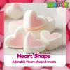 Mamiz Heart Shaped Marshmallows, Valentines Day Candy for Kids, Soft & Fluffy, Parties & Gifts Kosher, Nut Free, Gluten Free, Fat Free, 150g view 2