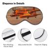 Daylight Aircraft Sleep Mask with Elastic Strap Polyester Eye Cover Light Blocking Eye Mask Sleeping Masks for Side Sleeper Blindfold Travel Face Hugging for Men Women view 3