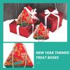 ARTSEWPLY 4pcs Lunar New Year Treat Boxes Set, Chinese Dragon Year Cookie and Nut Packaging, Cardboard Party Favor Containers for Spring Festival Celebration view 3