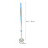 Ciieeo Rotary Mop Handle Stainless Steel Pole with Blue Extension Rod and Detachable Round Mop Head Replacement for Domestic Floor Cleaning Supplies view 2