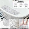 Lake Life Shower Mat Non Slip Bathtub Mat Colorful Word Pine Tree Boat Paddle Lighthouse Fish Bath Mat Soft Loofah Shower Mats for Shower Tub Bathroom Quick Drying Foot Mat, 16x36 Inch view 3