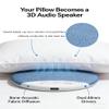 Bone Conduction Pillow Speaker for Sleeping, Flat Under Pillow Speaker W/Bone-Acoustic Fabric Diffusion & Built-in White Noise & Timer  Zero Ear Pressure for Side Sleepers & Relaxation (1) view 4