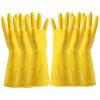 GHSGHS Reusable Household Gloves, Cleaning Gloves for Dishwashing, Kitchen, Gardening, 12.2x5.12x0.39in (Yellow - 3 pairs,L) view 1