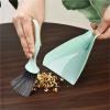 2/4Set Mini Dustpan and Broom Cleaning Brush Set for Desk and Drawer - Ideal for Keyboard and Small Gaps(Orange) view 3