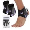 2 PCS Ankle Support for Women & Men, Adjustable Ankle Wrap for Extra Stability, Compression Ankle Sleeve Support for Running, Basketball, Volleyball, Breathable Ankle Brace for Daily Training (Purple) view 1