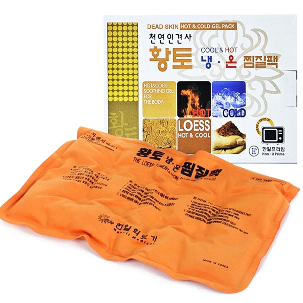 Korean Loess Hot & Cold Gel Pack Reusable Pain Relief Gel Pack for Soothing Muscles & Joints
