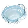 Sitz Bath for Toilet Seat - Portable Bidet Basin with Hanging Hole & Wider Seating Area for Postpartum & Hemorrhoid Relief- Blue view 4