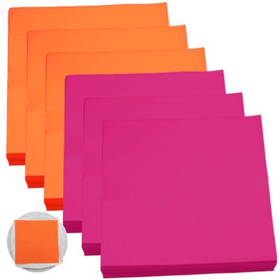 120 Count Paper Napkins Rose Red & Orange 13x13 Inch Non-Slip Disposable Napkins for Party, Wedding, Dinner, Cocktail, Decoracin del hogar