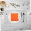 120 Count Paper Napkins Rose Red & Orange 13x13 Inch Non-Slip Disposable Napkins for Party, Wedding, Dinner, Cocktail, Decoracin del hogar view 3