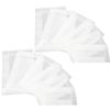 CLISPEED 12pcs Semi- Frosted Stand- Packaging Bags with Zipper Seal, 6 Sizes X 2pcs, Convenient Snack and Bakery Food Storage Bags for Takeout and Household Use view 1