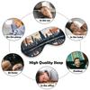 Chicago Skyline Sleep Mask with Elastic Strap Polyester Eye Cover Light Blocking Eye Mask Sleeping Masks for Side Sleeper Blindfold Travel Face Hugging for Men Women view 4