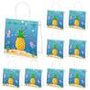 Wood Homing 24PCS Ocean Pineapple PVC Clear Gift Bag with Handle, Blue Ocean Reusable Plastic Party Favor Bags for Kids, Summer Undersea Themed Treat Goodie Bags Baby Shower Birthday Party Supplies view 1
