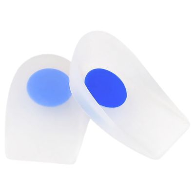 Ipetboom Silicone Heel Cups 1 Pair L Size 39-42 Heel Protectors Cushion Pads Shock Absorbing Non-Slip for Foot Relief and Blister Prevention