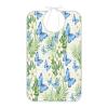 CEBUGI Blue Butterflies Adult Bibs for Women Men Waterproof Eating Cloth with Crumb Catcher Reusable Bibs for Seniors Elderly Dining Clothing Protectors view 1