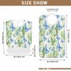 CEBUGI Blue Butterflies Adult Bibs for Women Men Waterproof Eating Cloth with Crumb Catcher Reusable Bibs for Seniors Elderly Dining Clothing Protectors view 3