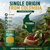 Pablo Artisan Colombia Supremo 18 Single Origin Coffee Beans Medium Light Roast Whole Bean Coffee, 100% Arabica Colombian Espresso Beans, Washed Process, Notes of Apple, Lemon & Honey, 12 oz view 4