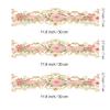 3 pcs Vintage Pink Royal Scroll Border Cake Strips Edible birthday cake strips, cake side borders, Icing Sheets 2.7X11.8 view 3