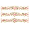 3 pcs Vintage Pink Royal Scroll Border Cake Strips Edible birthday cake strips, cake side borders, Icing Sheets 2.7X11.8 view 4