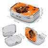 Steampunk Fantasy World Pill Box 2 Compartment Small Pill Case,Portable for Pocket Or Purse Pills Organizer Mini Pills Container Holder to Hold Vitamins, Medication, Fish Oil and Supplements view 2