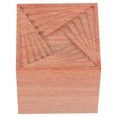 ARTSEWPLY Wooden Essential Oil Diffuser Cube with Step Design, Natural Rosewood Aroma Diffuser for Home and Office, Perfume Diffuse Wood Aromatherapy Accessory