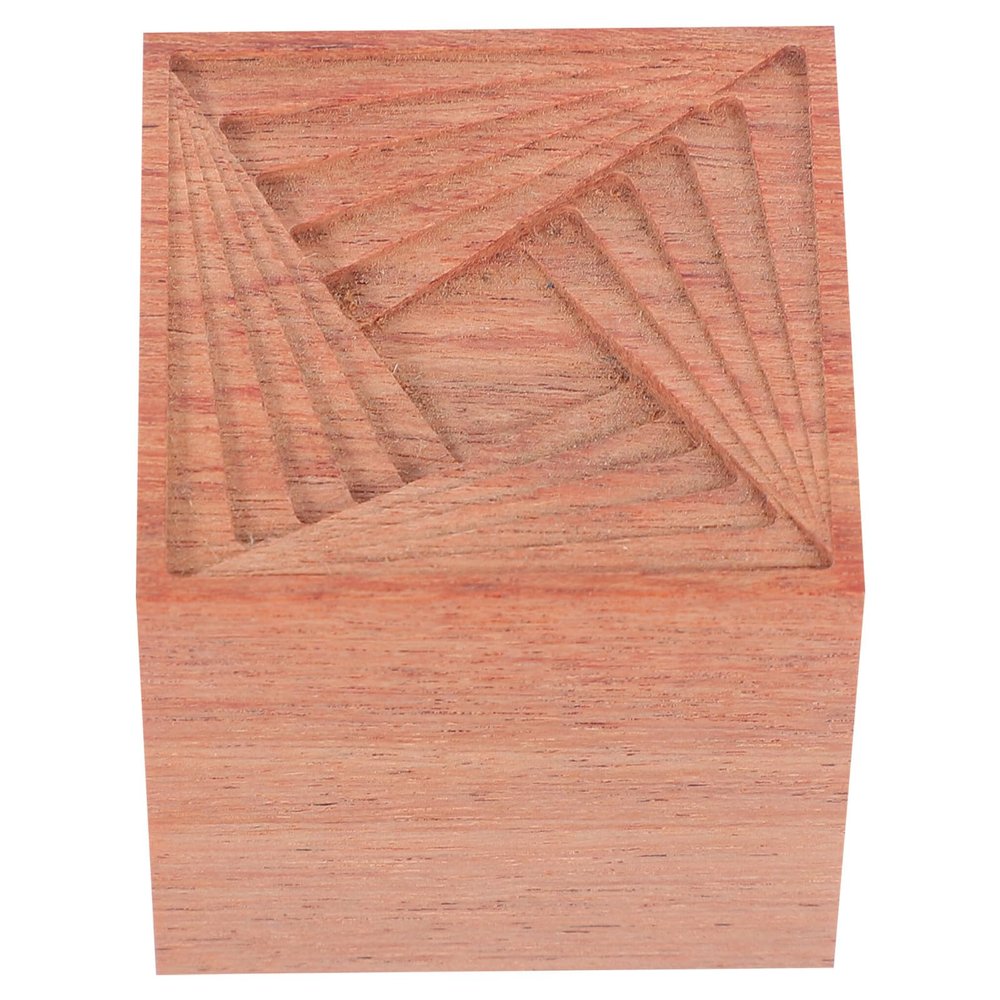 ARTSEWPLY Wooden Essential Oil Diffuser Cube with Step Design, Natural Rosewood Aroma Diffuser for Home and Office, Perfume Diffuse Wood Aromatherapy Accessory
