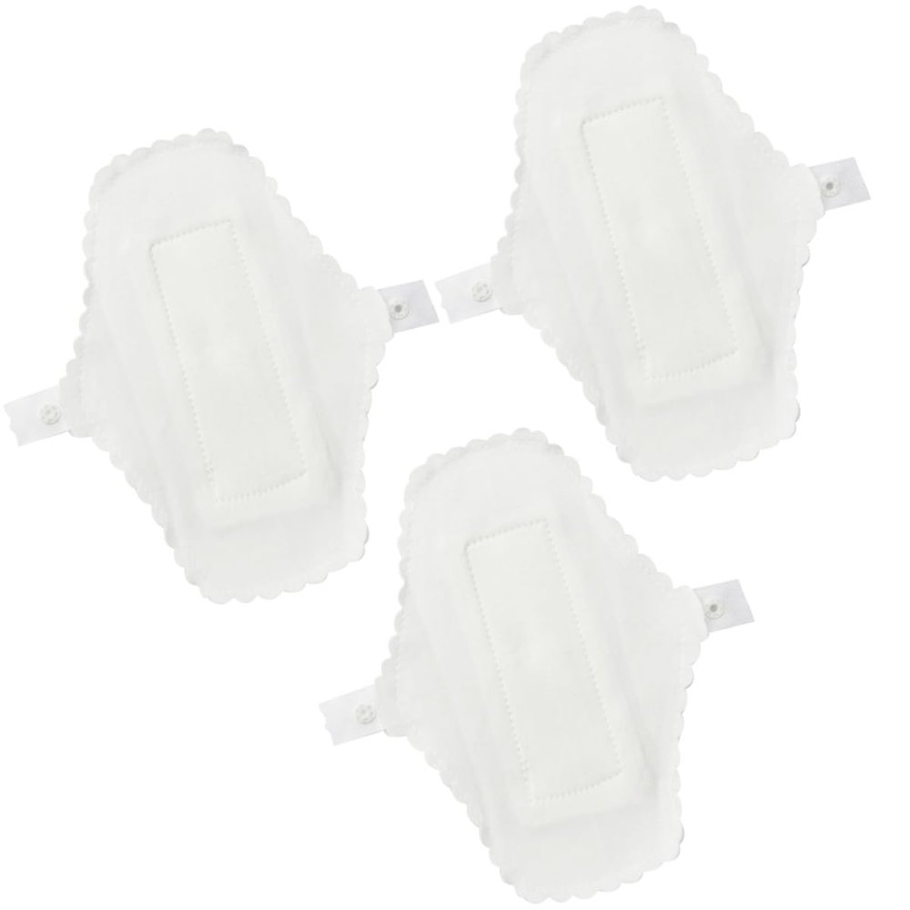Artibetter Reusable Waterproof Cloth Sanitary Pads 3pcs Set, Washable Cotton Menstrual Towels 180mm, Leak-Resistant Panty Liners for Daily Feminine Care