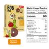 Bob Snail Apple-Pear Fruit Roll Ups Healthy Sweets Snacks, Real Dried Fruits, No Added Sugar, Vegan, Nut Free, Candy for Adults, Kids Bulk 50 pcs Rolls, 500g view 2