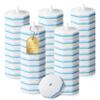200pcs Toilet Wand Refills, Disposable Toilet Brush Refill Heads Compatible with Household Brushes Scrubbers, 3-Layer Scrubbing Pads for Quick view 1
