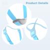 Adjustable, Breathable Anti Snoring Chin Strap for Adults, Comfortable Snore-Stopping Device for Sleeping, Gray view 4