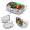 Koi Lotus Pool Pill Box 2 Compartment Small Pill Case,Portable for Pocket Or Purse Pills Organizer Mini Pills Container Holder to Hold Vitamins, Medication, Fish Oil and Supplements view 2