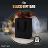 YACEYACE Black Gift Bags Medium, 10Pcs 8"x10" Medium Gift Bags, Black Kraft Paper Bag with Handles Bulk, Wrap Paper Bag for Birthday, Party, Retail view 2
