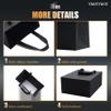 YACEYACE Black Gift Bags Medium, 10Pcs 8"x10" Medium Gift Bags, Black Kraft Paper Bag with Handles Bulk, Wrap Paper Bag for Birthday, Party, Retail view 4