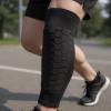 LUMINFLY Black Shin Sleeves, 2 Pcs Honeycomb Leg Protector, L Size for Football, Basketball, and Skateboarding, Anti-Collision Design view 4