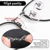 12 Pcs Nose Guards for Eyeglasses, Eyeglass Nose Pads Soft Cushion U Shaped Eyeglasses Noses Pads Silicone Screw-in Eyeglass Strap Saddle Bridge Silicone Nosepads for Glasses Repair, 3 Sizes view 3