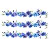 3 pcs Dark Smoke Cloud Border Cake Strips Edible birthday cake strips, cake side borders, Icing Sheets 2.7X11.8 view 4