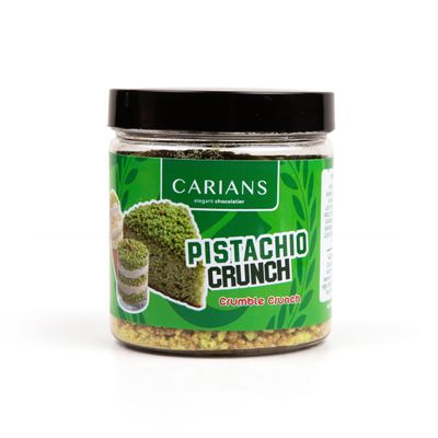 Carian's Crunch Pistachio Crumble, Premium Pistachio Nut Crumb Toppings for Gourmet Desserts, Pastries, & Smoothies, Vibrant Green Natural Color & Nutty Flavor, 7 oz