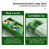 Medication Organizer Box with Push-Lock Lid - Compact Pill Case, Portable Medicine Storage for Travel, Home, or On-the-Go - Ideal for Daily Medication Management, Minimalist Design (Green) view 3