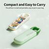 Medication Organizer Box with Push-Lock Lid - Compact Pill Case, Portable Medicine Storage for Travel, Home, or On-the-Go - Ideal for Daily Medication Management, Minimalist Design (Green) view 4