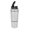 Alomejor Stainless Steel Shaker Bottle for Protein Mixes Excellent Gym Lovers and Teenagers view 4