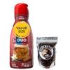 Premium Liquid Coffee Creamer, 32 fl oz Liquid Non-Dairy Creamer with Dumbass Coffee Whole CoffeeBean Medium/Dark 1 oz (Cinnamon Vanilla) Coffee view 1