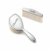 Luxury Personalized Silver Baby Brush Set Custom Baby Keepsake view 1