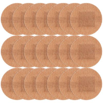 HOMSFOU Elastic Fabric Bandages Fingertip Knuckle Wound Care Stickers 30mm Round Adhesive Bandages 100pcs Breathable Flexible for First Aid and Finger Protection