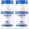 (2 Pack) NerveGuard Premium - Original Nerve Guard Premium Pills Advanced Formula All Natural Supplement Support, NerveGuard Capsules Vitamins Advanced Health & Wellness, 120 Capsules for 2 Months view 1