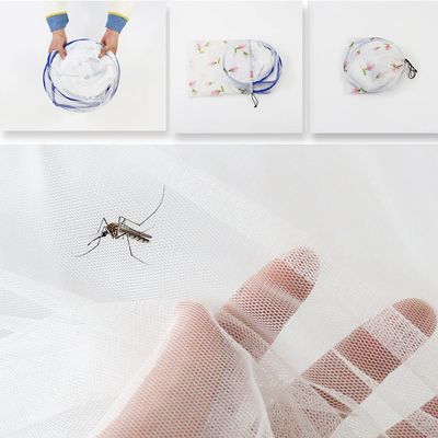 Alomejor Mini Foldable Net for Head Ultralight Up Net Tent for Bedding Camping Travel Patio (S)
